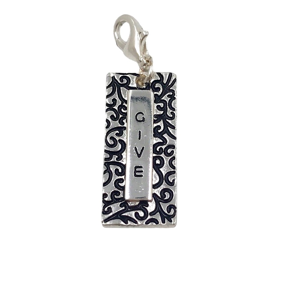 b*charmed “GIVE” charm/pendant